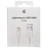 Slika - Apple Originalni Apple USB-A v Lightning polnilni in podatkovni kabel (1 m, bel, MXLY2ZM/A)
