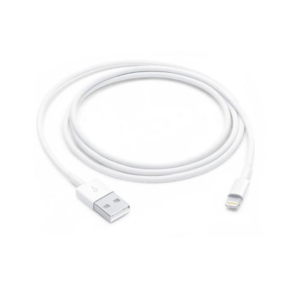 Apple Originalni APPL Lightning v USB-A polnilni in podatkovni kabel (1 m, bel, MUQW3ZM/A)