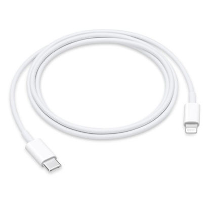 Apple Originalni APPL USB-C v Lightning polnilni in podatkovni kabel za hitro polnjenje (1 m, bel, MM0A3ZM/A)