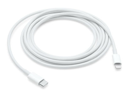Apple Originalni APPL USB-C v Lightning polnilni in podatkovni kabel (2 m, bel, MQGH2ZM/A)