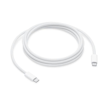 Apple Originalni Apple 240W pleteni USB-C v USB-C polnilni in podatkovni kabel (2 m, bel, MU2G3ZM/A)