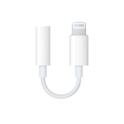 Apple Originalni Apple Lightning v 3,5 mm avdio adapter (bel, MMX62ZM/A)