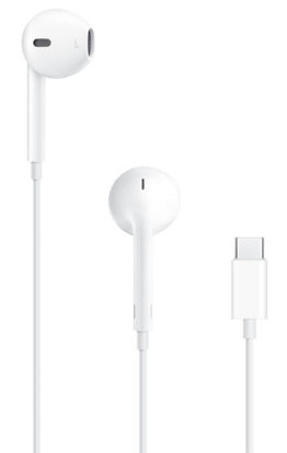 Apple Originalne Apple EarPods žične slušalke z mikrofonom in USB-C priključkom (bele, MYQY3ZM/A)