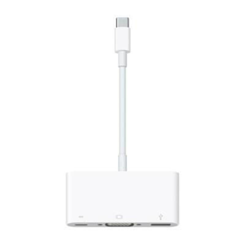 Slika - Apple Originalni Apple USB-C v VGA multiport adapter / priklopna postaja (bel, MJ1L2ZM/A)