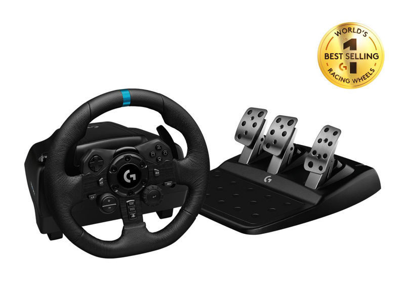 Slika - Logitech G923 TRUEFORCE igralni volan in progresivni pedali za PS5 / PS4 / PC (941-000149)