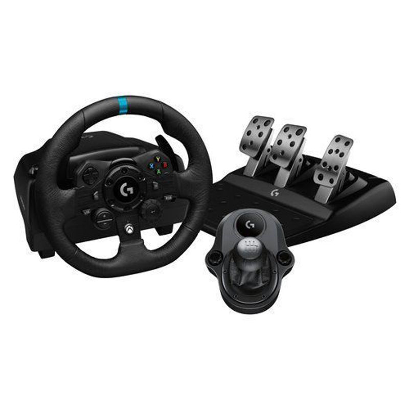 Slika - Logitech G923 SE Racing Bundle igralni volan, pedala in menjalnik za Xbox / PC (991-000532)