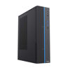 Slika - Akyga AK-302-01BL SFF Black (microATX črno, 1xUSB2.0, 2xUSB3.0, 1xUSB Type-C) računalniško ohišje