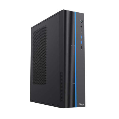 Akyga AK-302-01BL SFF Black (microATX črno, 1xUSB2.0, 2xUSB3.0, 1xUSB Type-C) računalniško ohišje