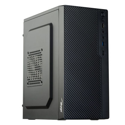 Akyga AK36BK Black (microATX črno, 1xUSB2.0, 1xUSB3.0) računalniško ohišje