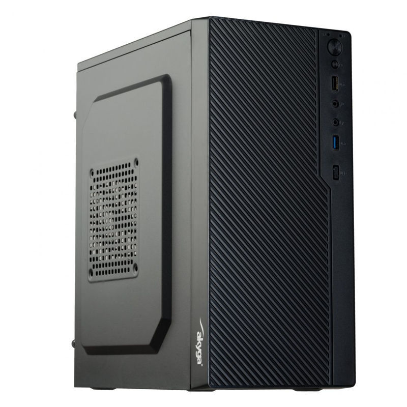 Slika - Akyga AK36BK Black (microATX črno, 1xUSB2.0, 1xUSB3.0) računalniško ohišje