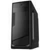 Slika - Akyga AK995BK Black (ATX črno, 2xUSB2.0) računalniško ohišje