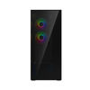 Slika - Arctic Xtender Tempered Glass Black (ACPCC00015A, E-ATX črno, 2xUSB3.2, 1xUSB Type-C, RGB, stransko steklo) računalniško ohišje