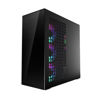 Slika - Arctic Xtender Tempered Glass Black (ACPCC00015A, E-ATX črno, 2xUSB3.2, 1xUSB Type-C, RGB, stransko steklo) računalniško ohišje