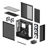 Slika - Arctic Xtender Tempered Glass Black (ACPCC00015A, E-ATX črno, 2xUSB3.2, 1xUSB Type-C, RGB, stransko steklo) računalniško ohišje