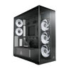 Slika - Arctic Xtender VG Clear Tempered Glass Black (ACPCC00024A, E-ATX črno, 2xUSB3.2, 1xUSB Type-C, RGB, stransko steklo) računalniško ohišje