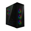 Slika - Arctic Xtender VG Tempered Glass Black (ACPCC00016A, E-ATX črno, 2xUSB3.2, 1xUSB Type-C, RGB, stransko steklo) računalniško ohišje