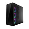 Slika - Arctic Xtender VG Tempered Glass Black (ACPCC00016A, E-ATX črno, 2xUSB3.2, 1xUSB Type-C, RGB, stransko steklo) računalniško ohišje