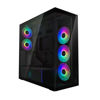 Slika - Arctic Xtender VG Tempered Glass Mirror Black (ACPCC00019A, E-ATX črno, 2xUSB3.2, 1xUSB Type-C, RGB, stransko steklo) računalniško ohišje