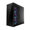 Slika - Arctic Xtender VG Tempered Glass Mirror Black (ACPCC00019A, E-ATX črno, 2xUSB3.2, 1xUSB Type-C, RGB, stransko steklo) računalniško ohišje