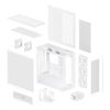 Slika - Arctic Xtender VG Tempered Glass White (ACPCC00017A, E-ATX belo, 2xUSB3.2, 1xUSB Type-C, RGB, stransko steklo) računalniško ohišje