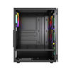 Slika - Gembird Fornax 1500RGB Black (CCC-FC-1500RGB, ATX črno, 2xUSB2.0, 2xUSB3.0, RGB, stransko steklo) računalniško ohišje