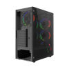 Slika - Gembird Fornax 1500RGB Black (CCC-FC-1500RGB, ATX črno, 2xUSB2.0, 2xUSB3.0, RGB, stransko steklo) računalniško ohišje
