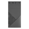 Slika - Gembird Fornax K170 Black (CCC-FC-K170, microATX črno, 2xUSB2.0, 1xUSB3.0, 1xUSB Type-C) računalniško ohišje