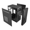 Slika - Gembird Fornax K170 Black (CCC-FC-K170, microATX črno, 2xUSB2.0, 1xUSB3.0, 1xUSB Type-C) računalniško ohišje