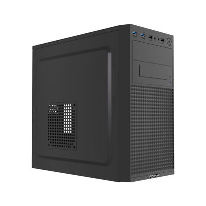 Gembird Fornax K300 Black (CCC-FC-K300, microATX črno, 2xUSB2.0, 2xUSB3.0) računalniško ohišje