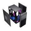 Slika - Gembird Fornax K300 Black (CCC-FC-K300, microATX črno, 2xUSB2.0, 2xUSB3.0) računalniško ohišje