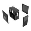 Slika - Gembird Fornax K400 Black (CCC-FC-K400, microATX črno, 2xUSB2.0, 2xUSB3.0, 1xUSB Type-C) računalniško ohišje